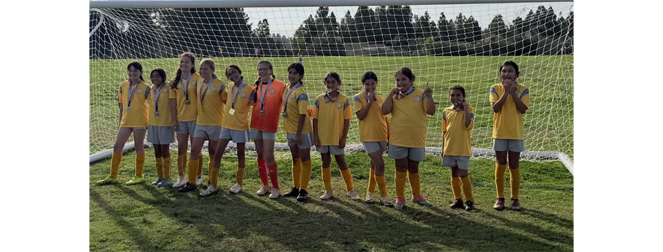U12 Girls Golden Girls Area S Champions 